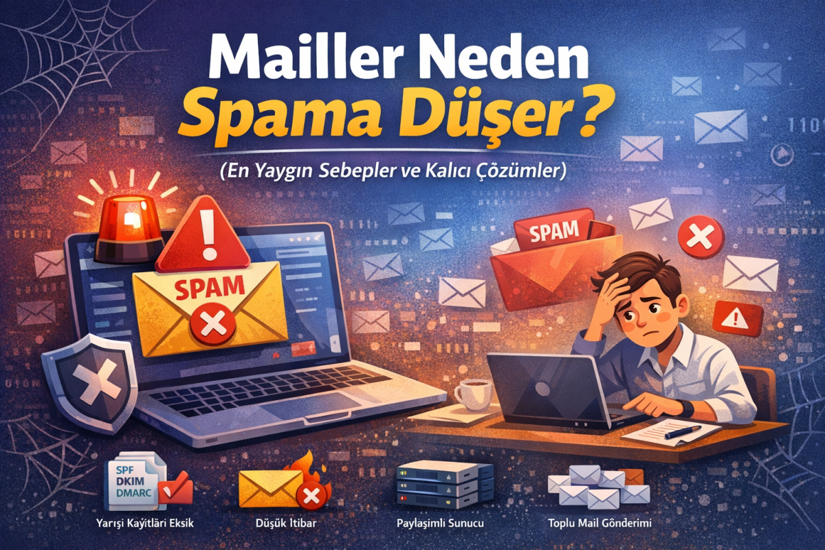 Mailler Neden Spama Düşer? (En Yaygın Sebepler ve Kalıcı Çözümler)